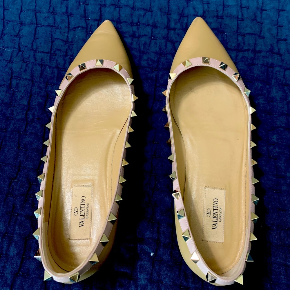 Valentino nude Ballerina flats